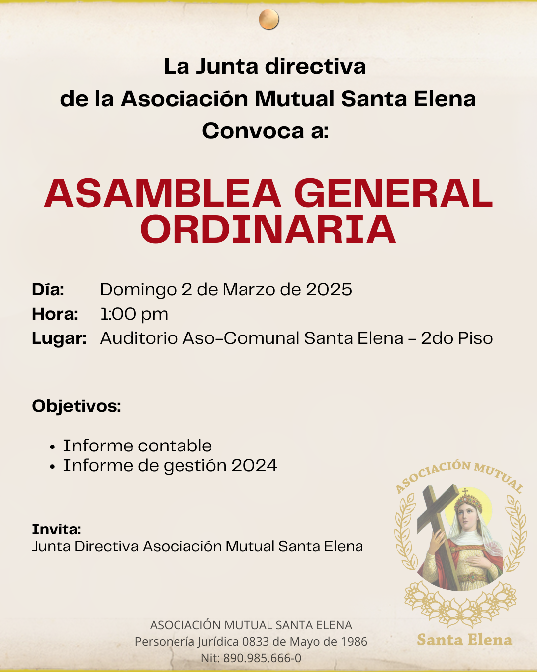 Convocatoria Asamblea